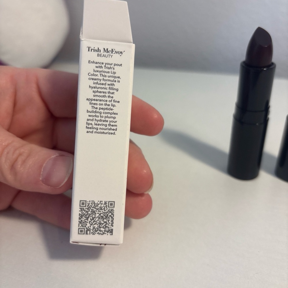 Trish McEvoy Sheer Lip Colour in Mulberry 3.5g FULL SIZE - Picture 3 of 7